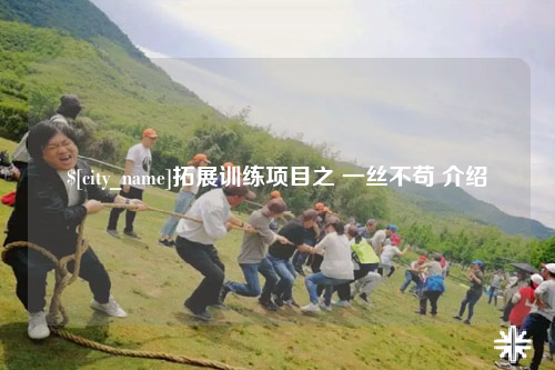 包头拓展训练项目之 一丝不苟 介绍